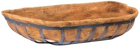 2pcs Trough Coco Liner 36 inch Wall Planter Replaceable Coco Liner for Window Box, Fence Flower Baskets