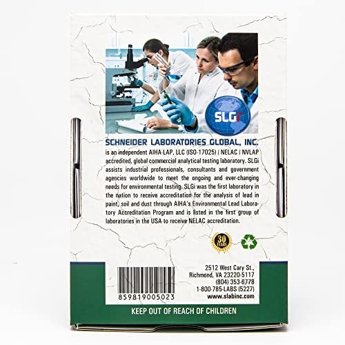 Lead Test Kit in Paint, Dust, or Soil 20PK (5 Bus. Day) Schneider Labs