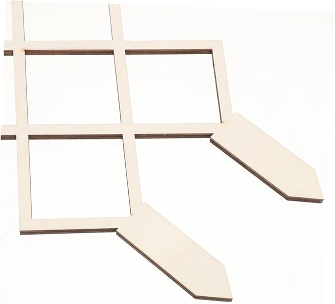 Generic Wooden Indoor Plant Trellis with Honeycomb Pattern DIY Climbing Support Frame for Vines Orchids Tomatoes Sturdy Garden Support for Potted Plants and Indoor Gardening