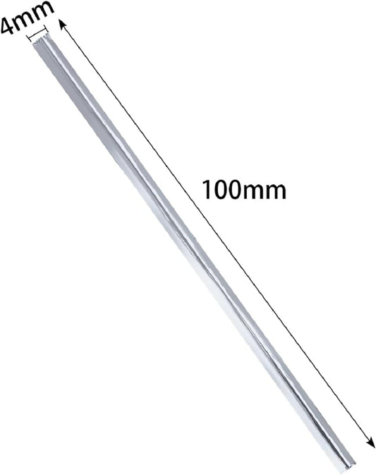 800 Pcs 4" Metallic Twist Ties(Silver) for Bakery Ties, Candy Bags, Coffee Bags, Goodie Bags Ties