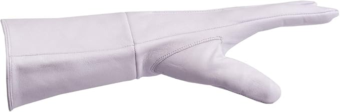 Leather Gauntlet Gloves Medieval Renaissance - SCA LARP Costume Gauntlets Men Women - Genuine Sheep Leather 14 Inch