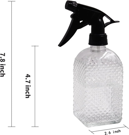 OFFIDIX Glass Plant Mister with Adjustable Nozzle for Indoor Plants and Cleaning