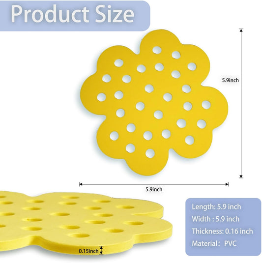 4 Pack Floating Bee Island, Bee Watering Station for Outdoor Garden, Butterfly Water Feeder and Garden Decor