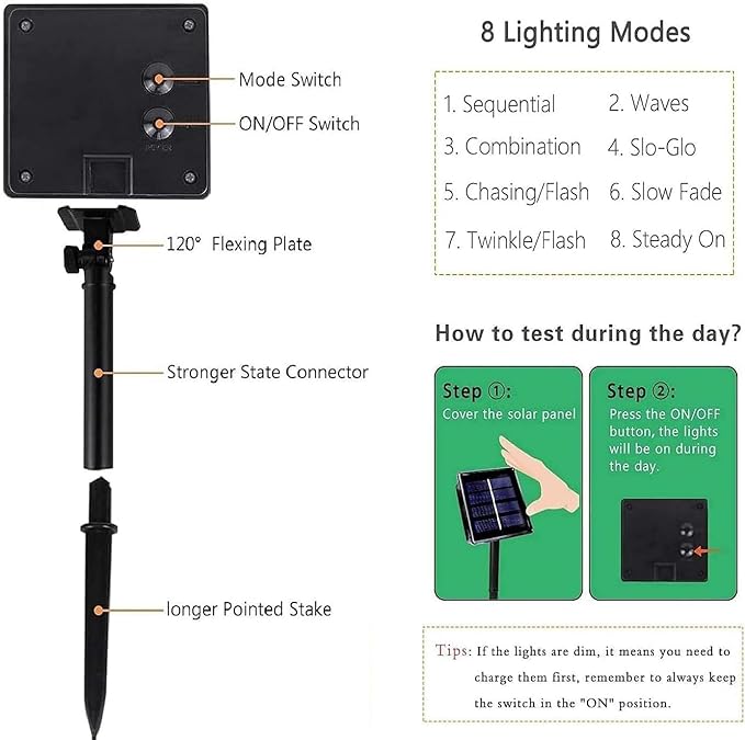 4 Pack 180FT Solar Christmas Lights Outdoor Waterproof, Super Bright 320 LED Solar String Lights with 8 Lighting Modes, Green Wire Twinkle Tree Light for Outside Xmas Party Decorations (Cool White)