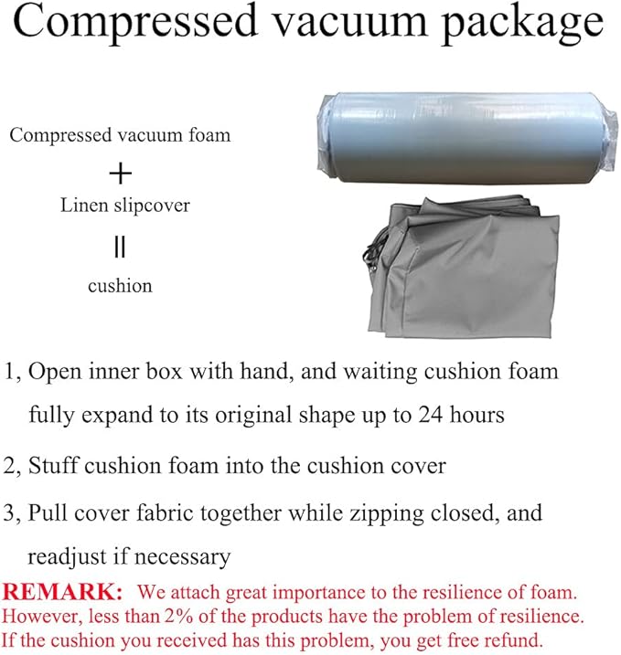 Memory Foam Chair Pads Non-Slip Rubber Back Indoor Swing /Settee Cushion 48inX18inX2in(122X45.5X5CM), Blue