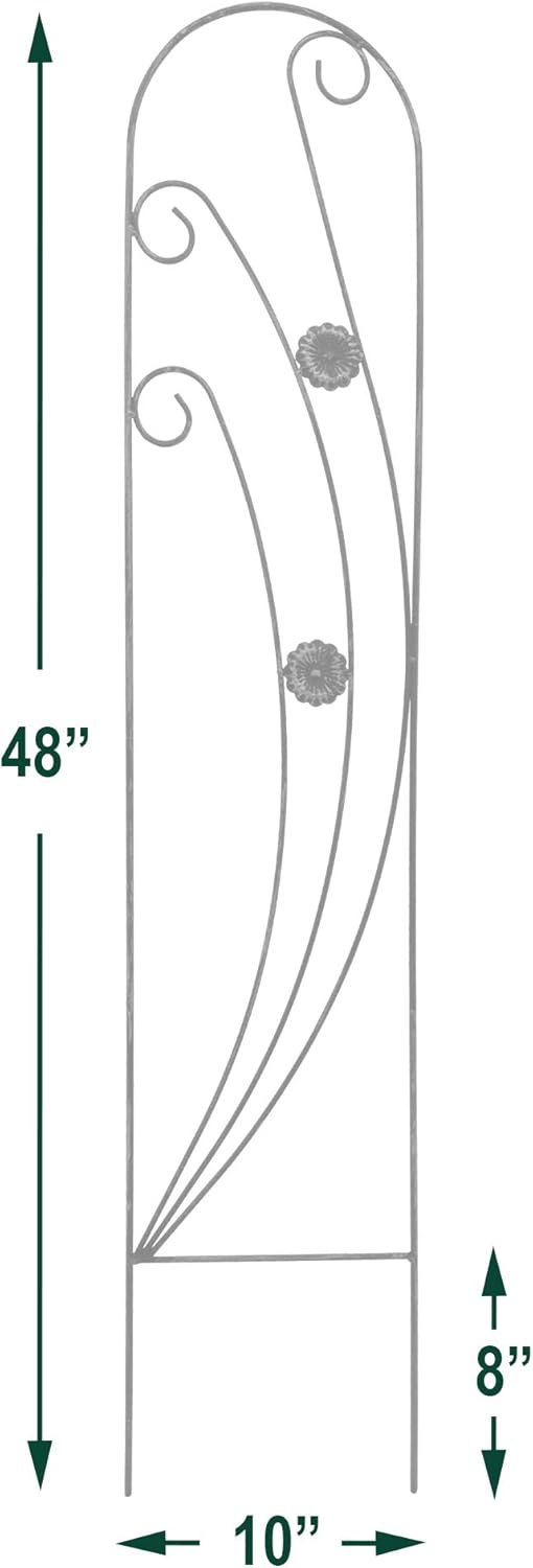 TR07 Phoenix Trellis Size: 4', Black