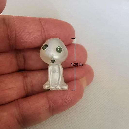 5 Pcs Luminous Tree Elves Spirit Gardening Mononoke Potted Decoration Micro Princess Landscape Figures Ornament , Fairy Garden Accessories, Plant Accessories, Halloween Decorations - Green.