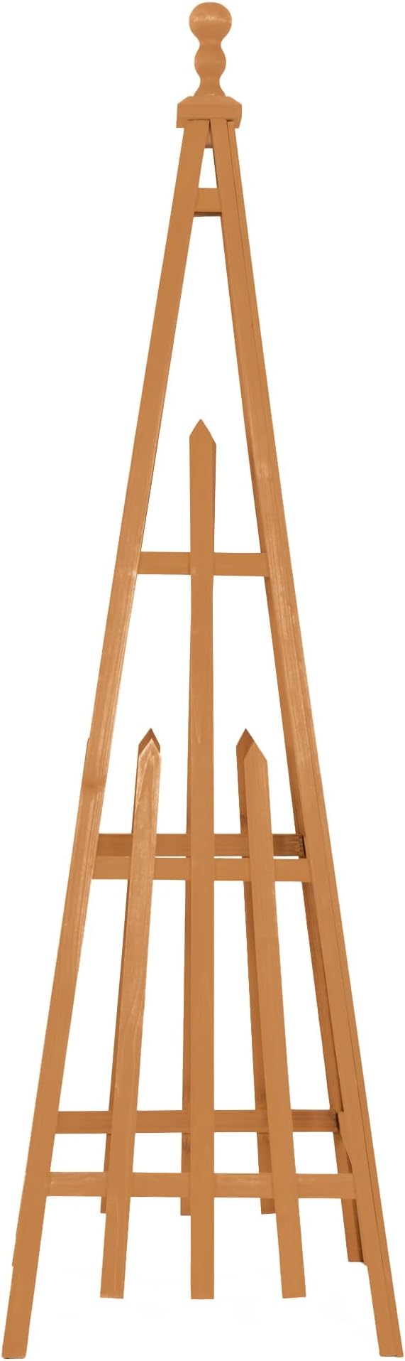 Wooden Obelisk Trellis The Ideal Support for Indoor and Outdoor Gardens, 68''H×20''W, Perfect for Tomatoes, Cucumbers, and Climbing Plants, Can Also be Used as a Background Decoration