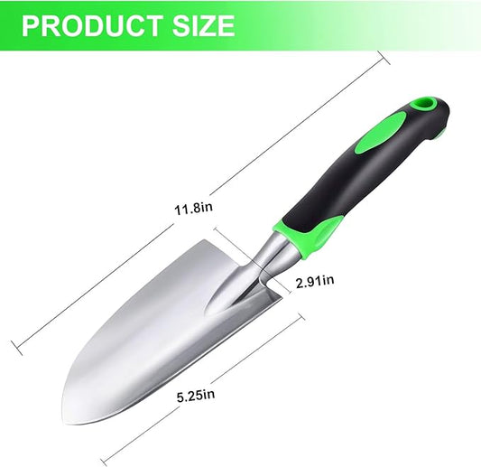Kynup Garden Tools, Pitchforks, Garden Tools, Weeder Aluminum with Soft Rubberized Non-Slip Handle, Durable Garden Hand Tools Garden Gifts for Men Women