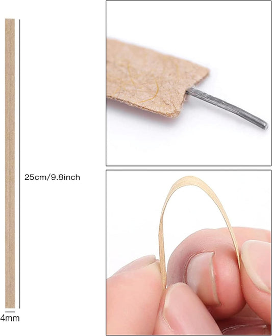 1000 Pcs Twist Ties, Kraft Paper Twist Ties Plant Ties Reusable Bread Ties for Party Cello Candy Coffee Treat Bags Cake Pops (9.8'')