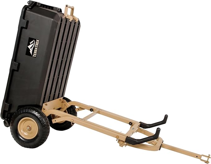 Heavy-Duty Garden Cart on Wheels – 7 Cu. Ft. 2-in-1 Utility Wagon & Wheelbarrow, Push or Tow Design, 600 lb. Capacity, All-Terrain Utility Cart with 13" No-Flat Wheels