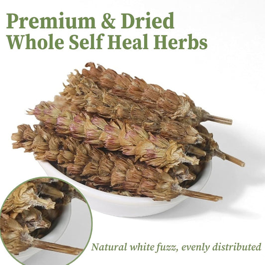 FullChea - Whole Self Heal Herb, 3oz/85g - Prunella Vulgaris Loose Leaf Herbal Tea - Natural Dried Xia Ku Cao- No Additives, Non-GMO, Caffeine-free - Supports Liver & Eye Health