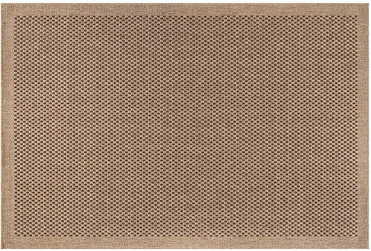 CAMILSON Easy Jute Rug 2x3, Indoor Outdoor Natural Color Fiber Area Rugs for Living Room and Kitchen Rug, Sisal Boho Woven Design, Easy-Cleaning, Washable Outside Carpet Alfombras (2 x 3)