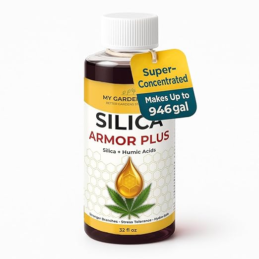 Silica for Plants with Humic Acids ā Hydroponic Nutrients & Bloom Fertilizer ā Stronger Branches, Stress Tolerance & Big Bloom Growth ā Hydroponic Plant Food for Indoor & Outdoor Growers (32 oz)