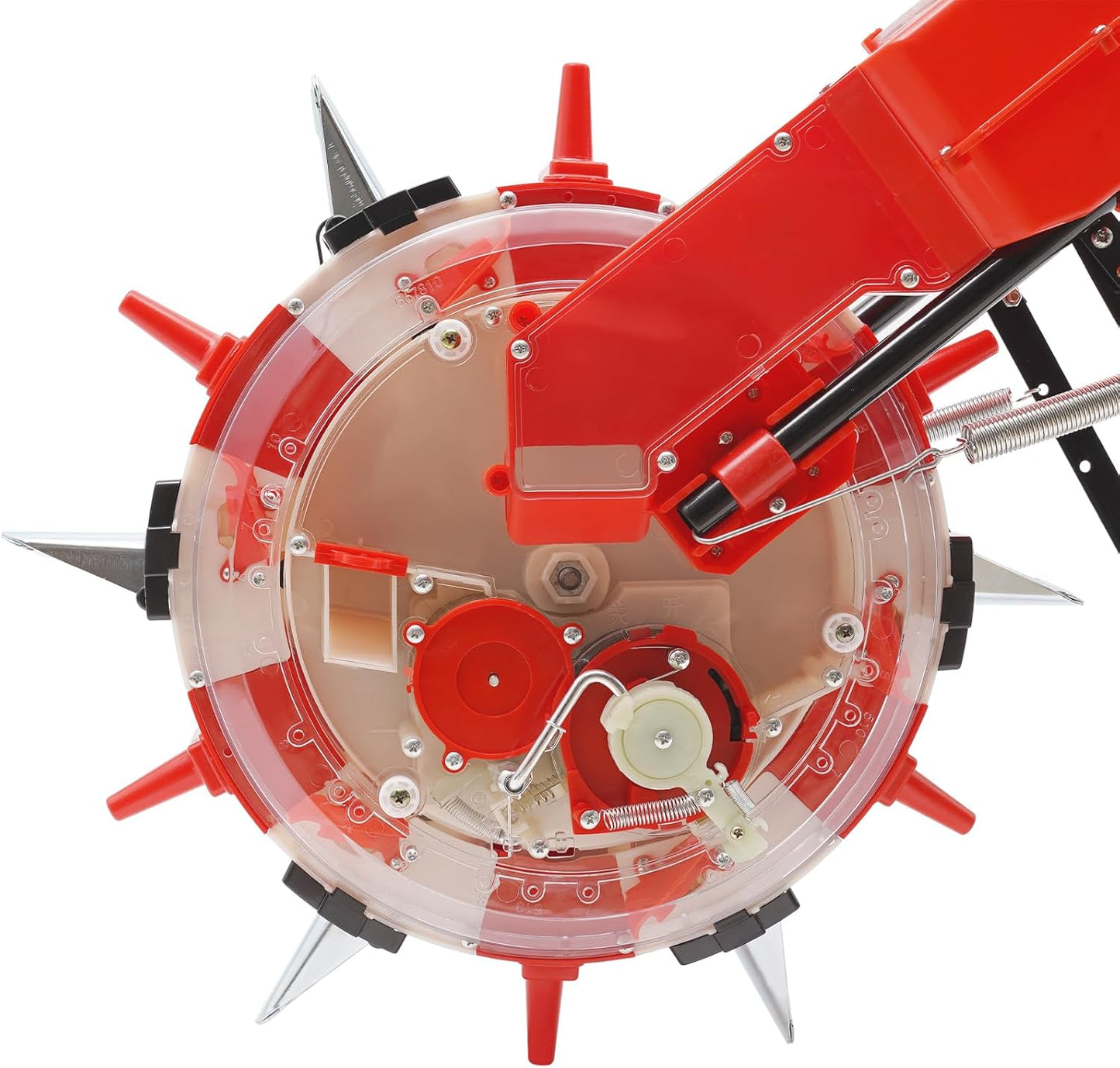 6-Row Manual Garden Seeder, Corn Planter, Hand Push Precision Seeder Planter for Corn Soybean Peanut Seeds, 10.24" Sowing Spacing, 3.15" Sowing Depth