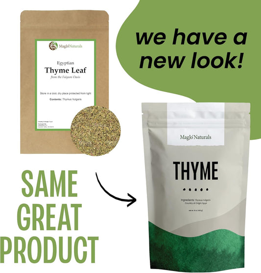 Thyme Leaf | Loose Leaf | Bulk 1 Pound bag | MagJo Naturals