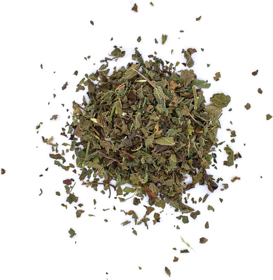MagJo Naturals Lemon Balm Tea, Bulk Herbal Tea, Loose Leaf Melissa Officinalis, Caffeine Free, Cut and Sifted, 1 pound (16 ounces) (1 pack)