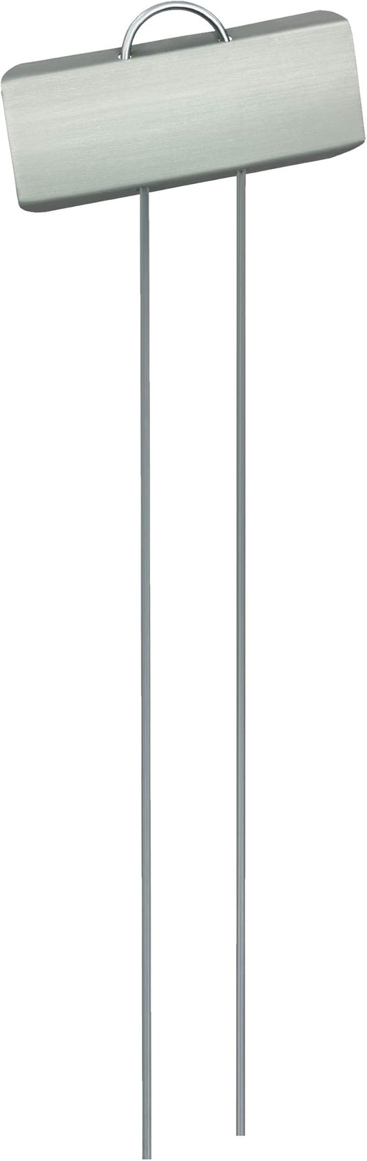 GardenMate 25-Pack Weatherproof Large Zinc Metal Plant Labels, Height 11.5", Label Area 3 1/2 x 1 1/4"