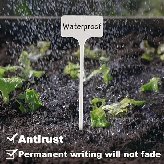 Garden Markers Waterproof, Outdoor Large Plant Id Tags Tall Plant Labels, Plastic Garden Signs Identification Stakes, for Vegetables Herb Seed Pot Flower, 50pcs 11'' Long