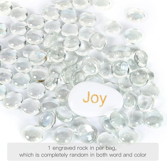 11LB Clear Flat Glass Marbles for Vase Filler, Aquariums, Hydroponics, Fire Pit & Home Decor