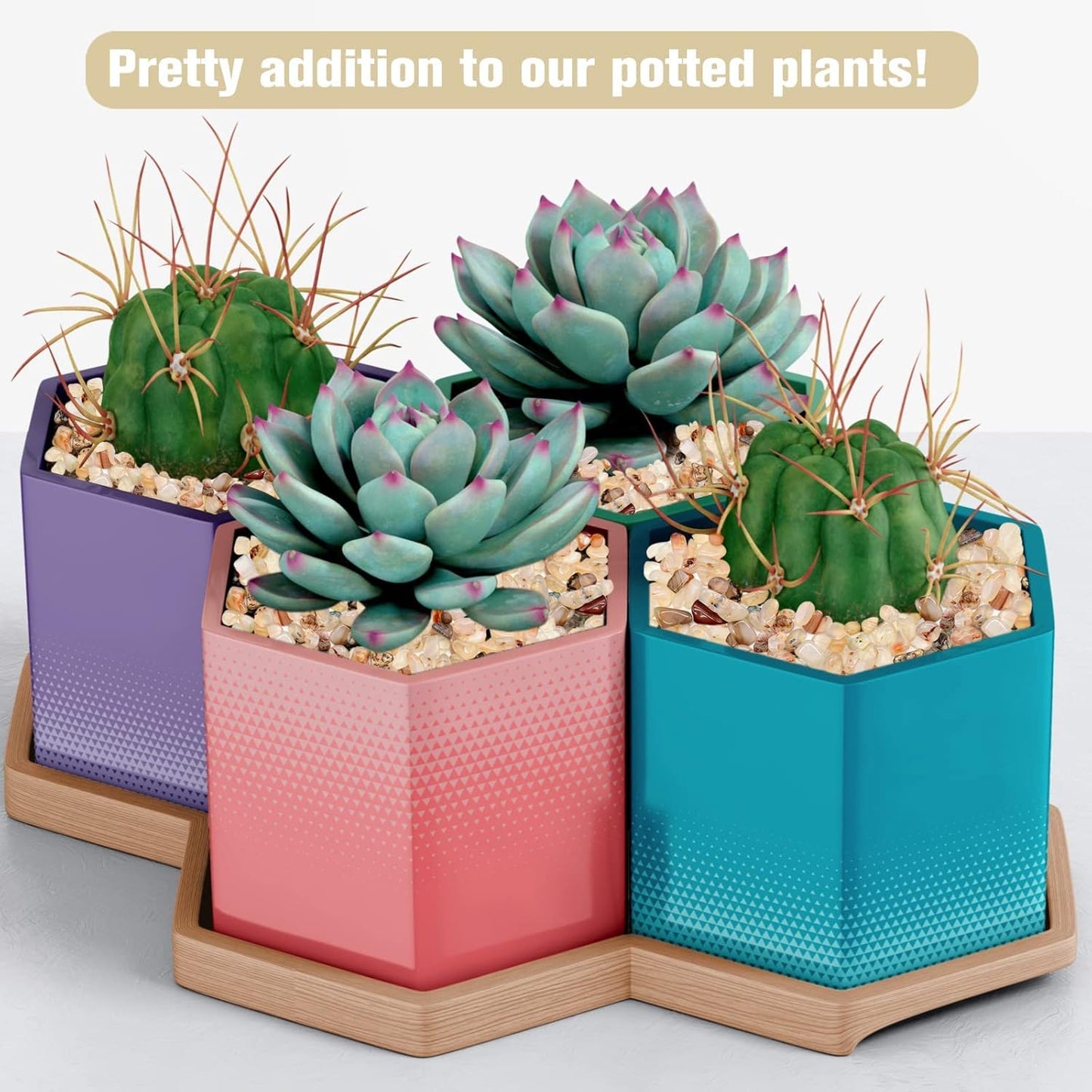 Halatool 1LB Crystal Pebbles 0.27"- 0.79" Natural Landscaping Pebbles Aquarium Gravel Decorative Polished Stone Suitable for Plants Home Decoration DIY Handmade Fish Tanks Vase Filler