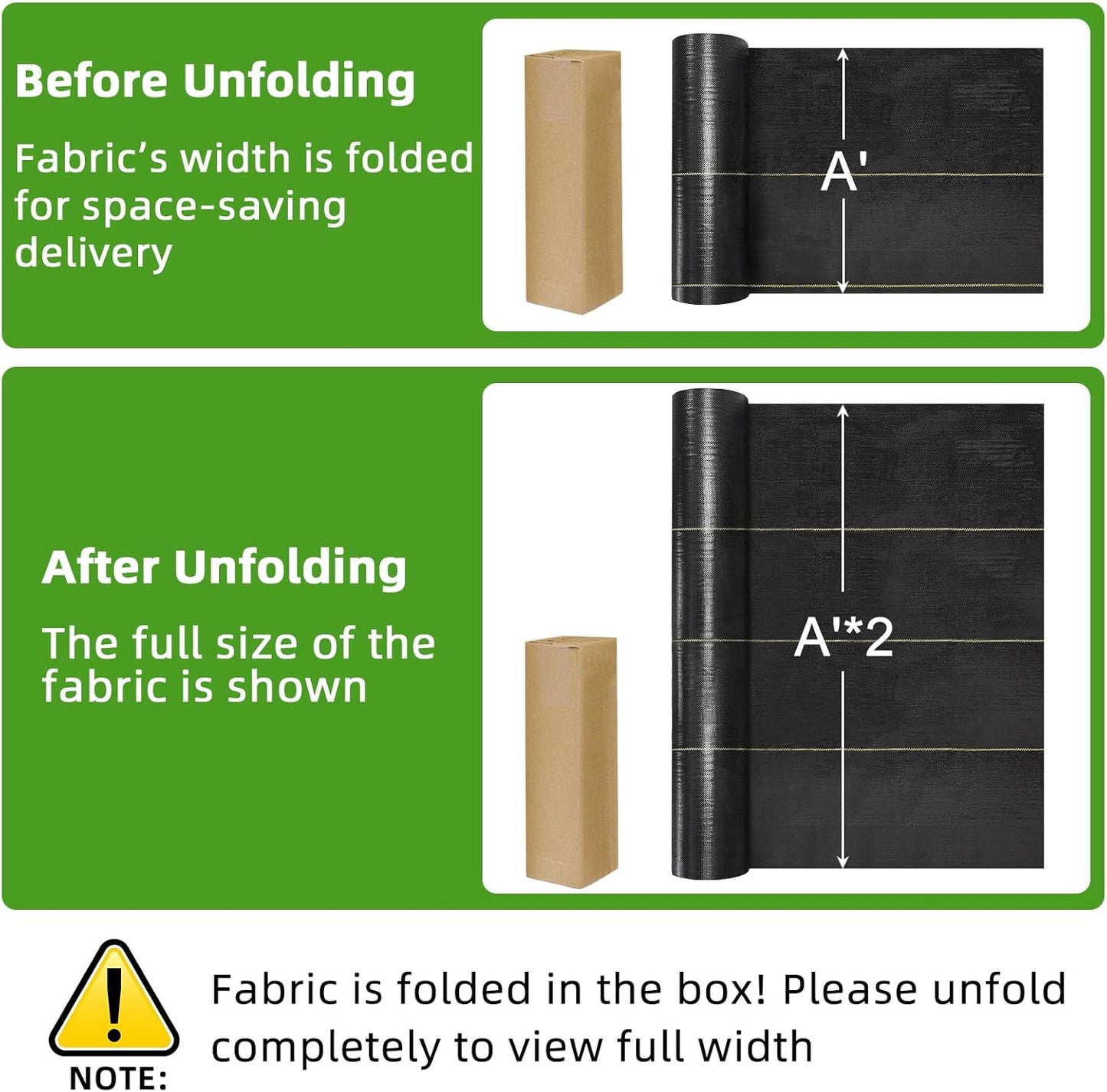 Shade&Beyond 6ftx100ft Weed Barrier Fabric 3.5oz Heavy Duty Landscape Fabric with Superior Permeability Weed Control, Garden Woven Ground Cloth with Staples