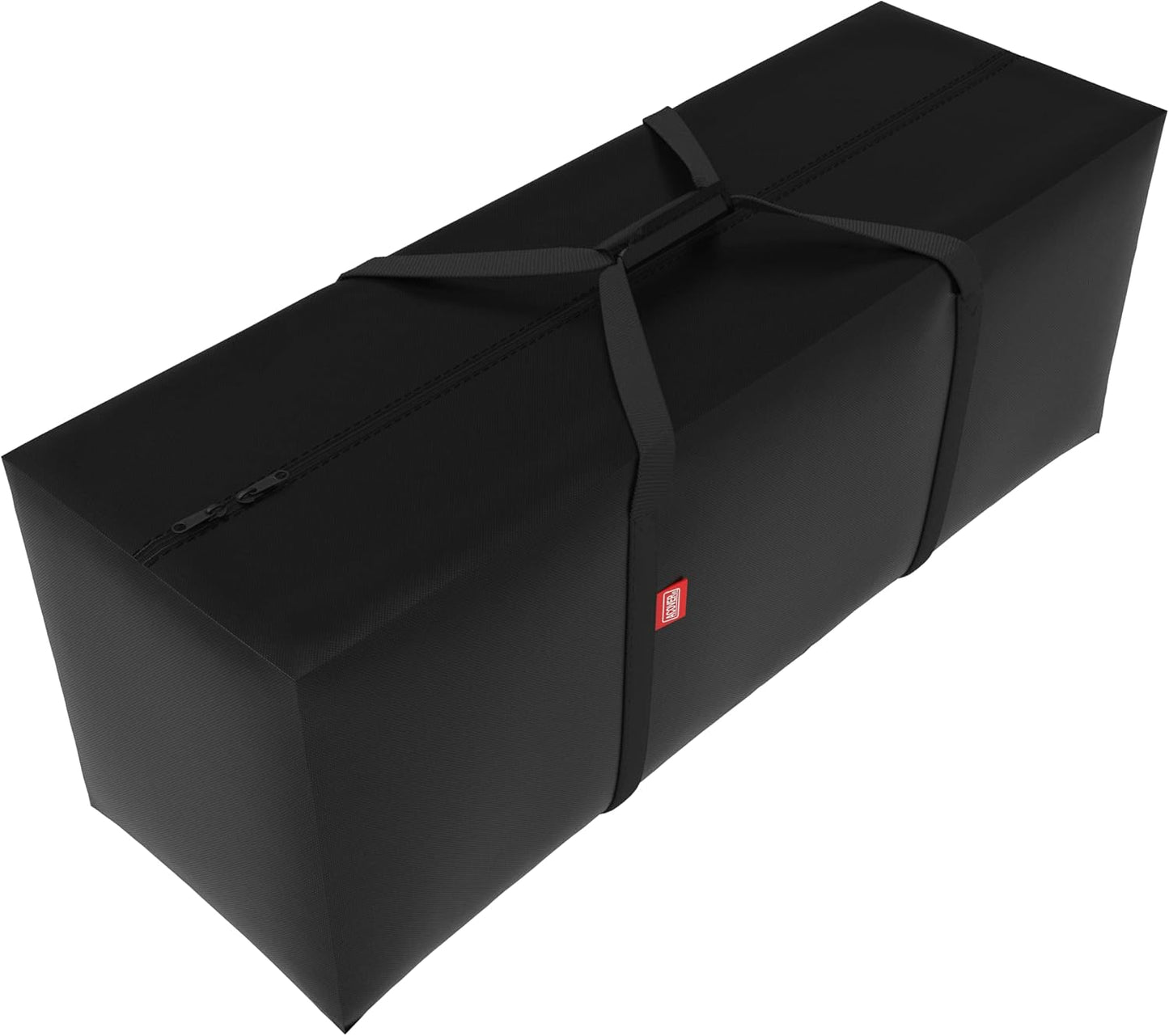 Outdoor Rectangular Cushion/Cover Storage Bag, Protective Zippered Storage Bags with Handles, 60"X20"X28" Black