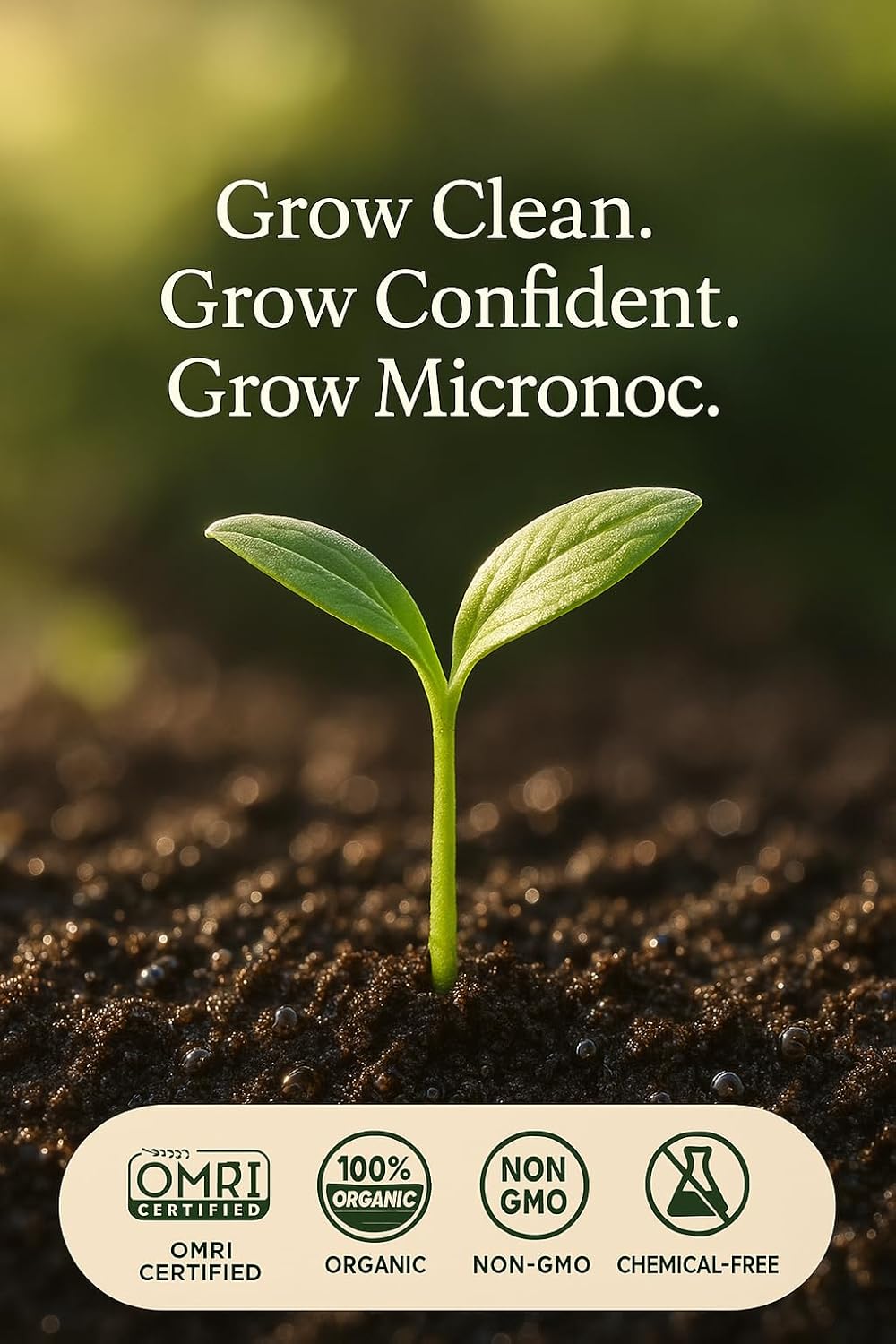 Seed Inoculant - Organic Fertilizer for Soil Health and Strong Germination - Beneficial Microbial Seed Inoculant (5lbs)