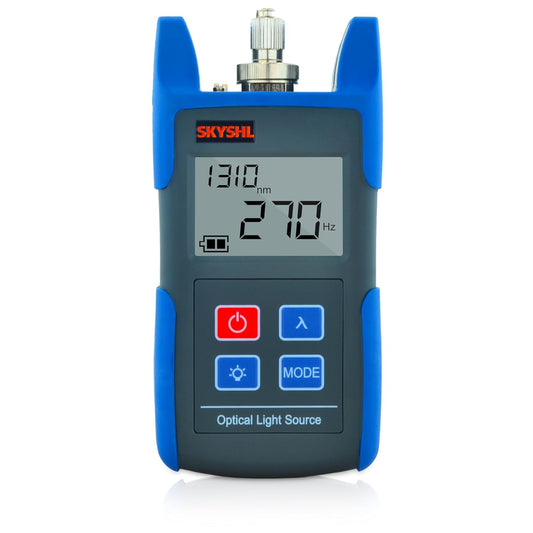 1310nm 1550nm SM Optical Fiber Light Source Tester with SC FC ST LC UPC Adapter (SS103S-11)