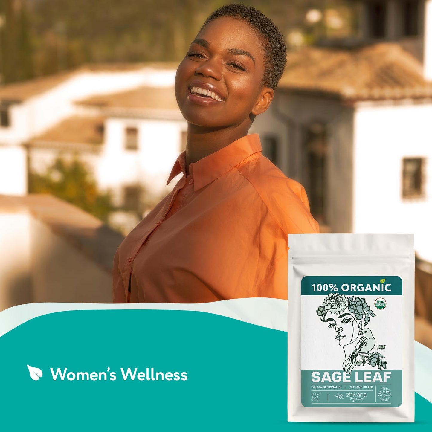 Super Value Pack 5 LB - Organic Sage Leaf (Salvia officinalis) ā Loose Dried Leaves ā Edible Grade for Tea, Seasoning & Herbal Uses