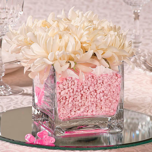 HappyFiller 2-5mm Pink Pea Gravel,Fairy Garden Mini Rocks,Terrarium Decor Pebble Stones,Succulent Caucts Planter Topper Dressing,Indoor Plants Granules,Aquarium Fish Tank,1.1 LB