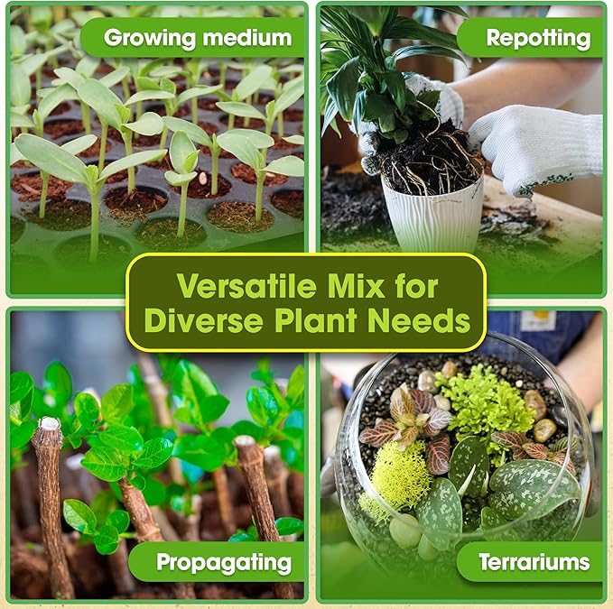 DUSPRO Recycle Premium Bonsai Soil Mix Ready to Use Pre-Mixed 5in1 with Akadama, Pumice, Vermiculite, and Peat Moss Professional Bonsai Potting Soil Mix 2 Qrt