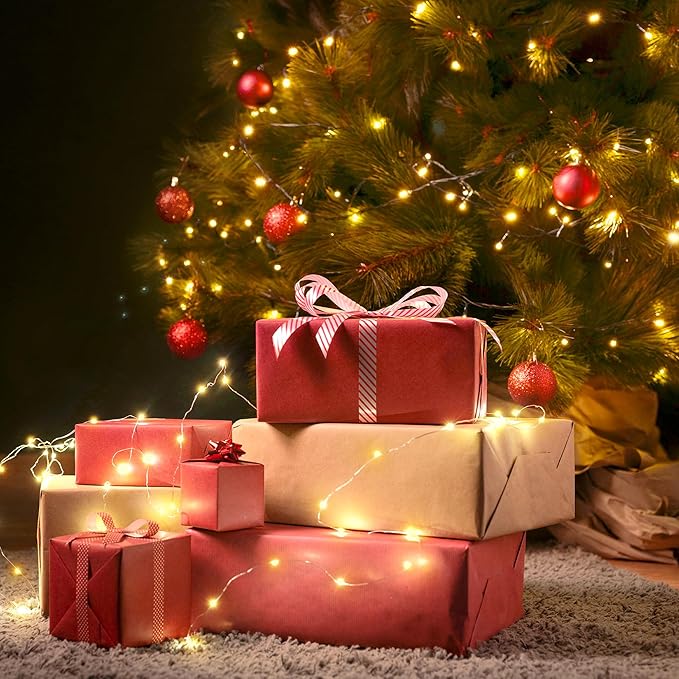 200 LED 72Ft Solar String Lights for Outside, Solar Fairy Lights for Outside Waterproof with 8 Modes, Twinkle Light for Patio Tree Christmas Party Wedding Decor(Warm White)