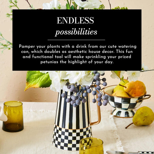 MACKENZIE-CHILDS Watering Can, Outdoor Galvanized Watering Can, Spectator