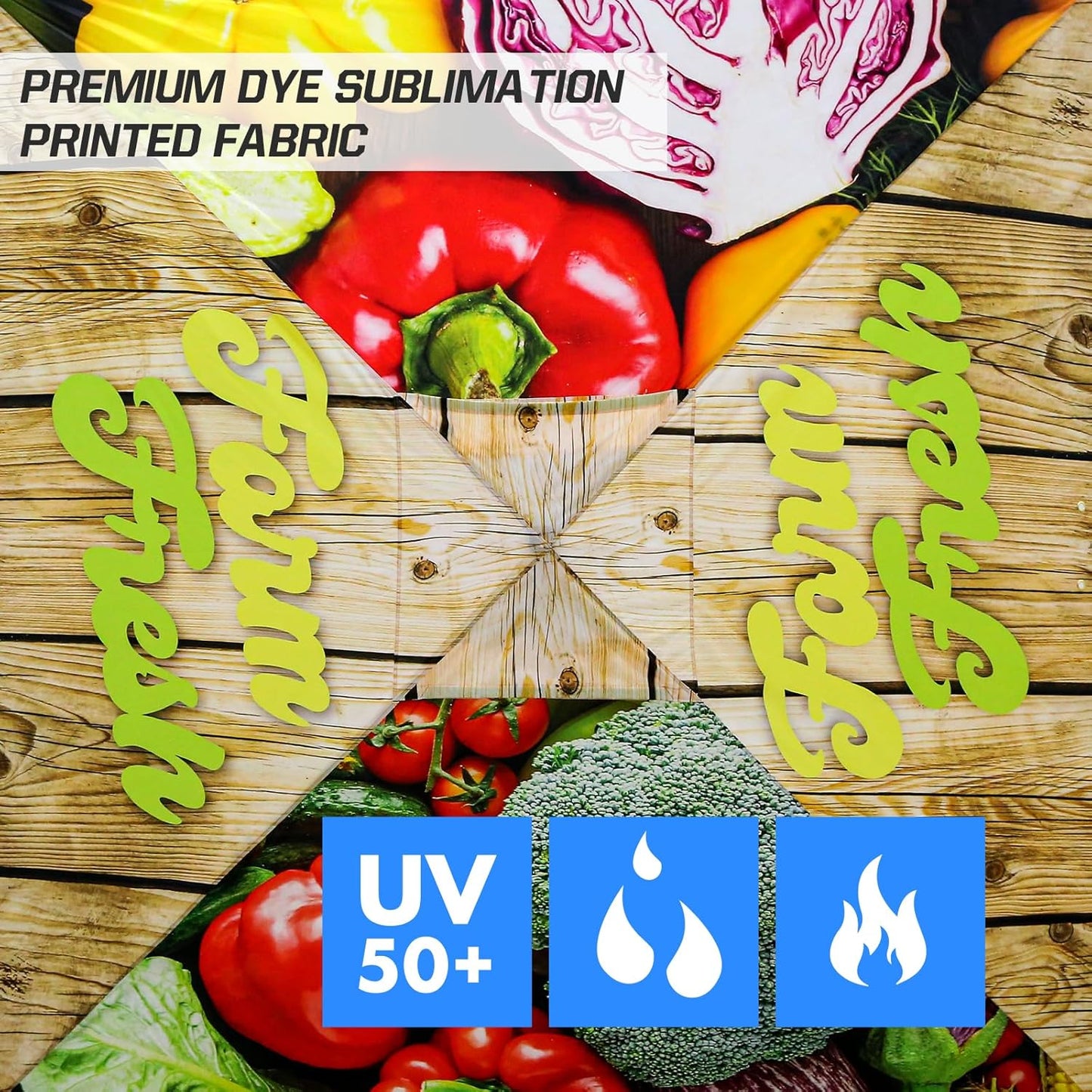 EAGLE PEAK Pop Up Canopy Tent with Wheeled Carry Bag, 8 Stakes, 4 Ropes, 4 Weight Bags, Easy Set Up Tent Canopy, 10x10 ft, 100sqft of Shade, Vegetable Stand