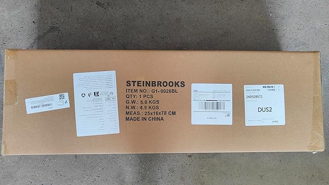 Double Hammock, 11 FT Quilted Fabric 2 Person Hammock for Outside with Pillow, Folding Curved Spreader Bar, Chains, Carrying Bag, Indoor Outdoor, 450 IB Capacity, BlueLeaves