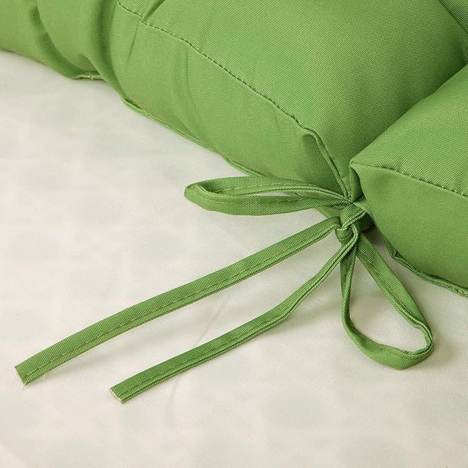 ARTPLAN All Weather Chair Outdoor Cushions Wicker Tufted Pillow with Back for Outdoor Furniture