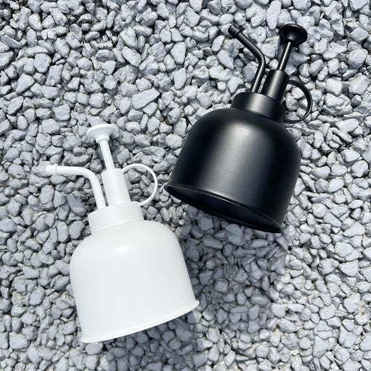 Plant Mister Spray Bottle Stainless Steel Watering Can for Indoor Plants Bonsai Sprayer Succulent Spritzer Houseplant Atomizer Terrarium Mister Modern Garden Tools 10oz/300ml Black