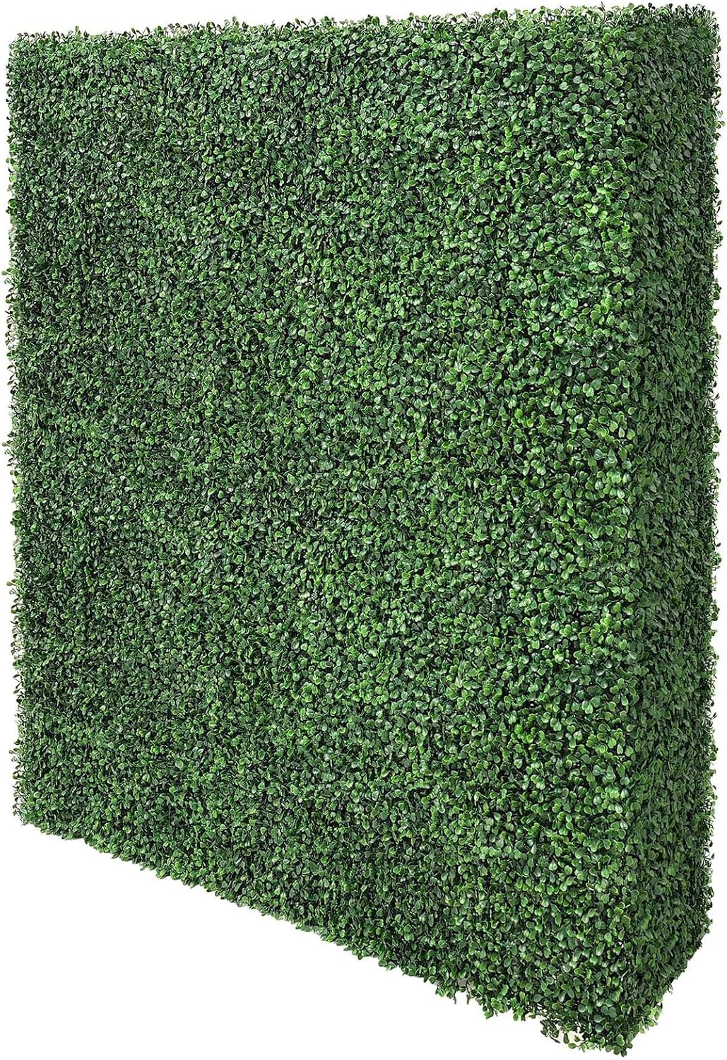 AGPL Artificial Hedge Wall Without Planter, Outdoor or Indoor Decorative Privacy Wall, Great for Balcony, Patio, Deck, TOP Cover Panel is Included ... (48" W*12" D*62" H)