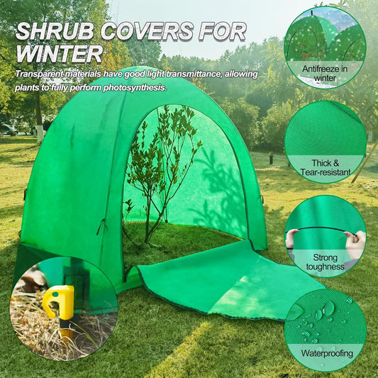 59″*59″*60″ Winter Plant Warm Covers - Raised Bed Cover, Garden Row Accelerator, Warm Tent Freeze Protection Humidity Domes for Germination, Seedling Propagation Protecting Plants from Animals