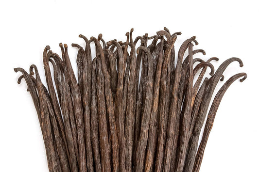 25 Vanilla Beans - Whole Extract Grade B Pods for Baking, Homemade Extract, Brewing, Coffee, Cooking - Tahitian