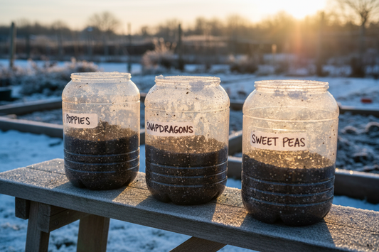 The Winter Sowing Starter: How to Grow Hardy Annuals Outside (Yes, Even in Snow!)