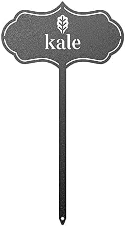 RealSteel - Seed & Plant Markers - Indoor/Outdoor Herb Garden Stakes - Elegant Fruit/Vegetable Seed Labels - Durable Plant Tags for Pots - Classy Design for Farmhouse/Greenhouse (Cilantro)