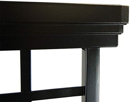 Set of 5 Panacea 82172 Mission Trellises, Black, 78" H Each