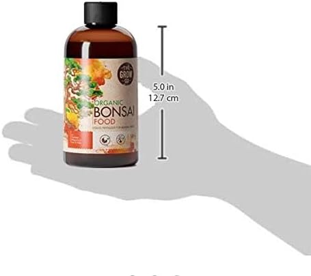8oz Bonsai Fertilizer Liquid - Organic Bonsai Food Liquid Fertilizer for Long Term Health - Gentle Plant Food for Indoor and Outdoor Use, Promotes Robust Growth, Strong Stems and Beautiful Blooms