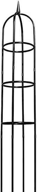 Classic Garden Obelisks, Black, 96'', by Harbor Garden, Set of 2, R352HG-CP2