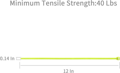 XINGO Nylon Cable Zip Ties Self Locking Plastic Wire Ties with 40 Lbs Tensile Strength for Indoor and Outdoor 12 Inch 500 Pack Apple Green