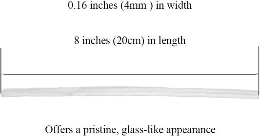 HAHIYO 300Pcs 8inches Cear Metal Twist Ties Bread Candy Coffee Bag Ties Plant Garden Twist Ties for Cellophane Treat Bags Gift Wraping Bags Plastic Bags Halloween Party Cake Present Art Crafts