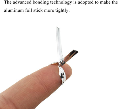 HAHIYO 300Pcs 4 Inches Silver Metal Twist Ties for Bread, Candy, Coffee, Plant Garden, Cellophane Treat Bags, Gift Wrapping, Halloween Party, Cake Present, Art Crafts