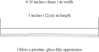 HAHIYO 300Pcs 5inches Cear Metal Twist Ties Bread Candy Coffee Bag Ties Plant Garden Twist Ties for Cellophane Treat Bags Gift Wraping Bags Plastic Bags Halloween Party Cake Present Art Crafts